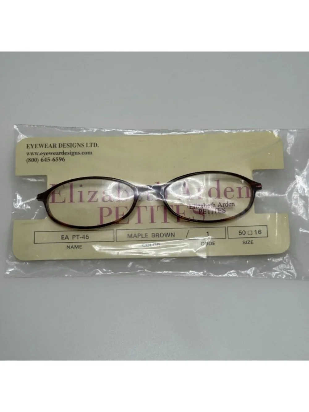 Elizabeth Arden EAPT-45-1 Brown Eyeglasses Eye Glasses Frames 50-16-140